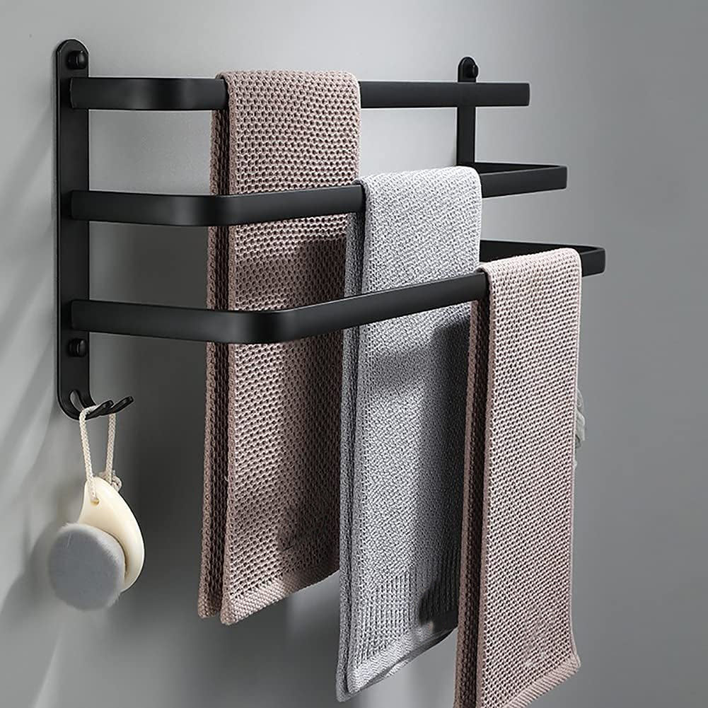 Skanto | Hanging Bathroom Shelf with Practical Towel Holder