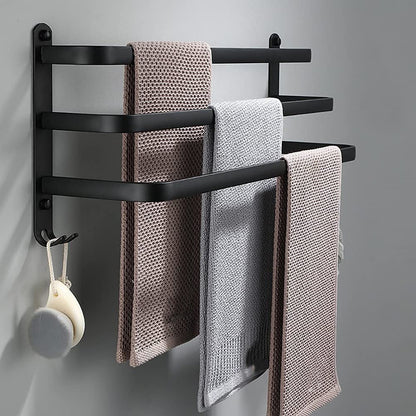 Skanto | Hanging Bathroom Shelf with Practical Towel Holder