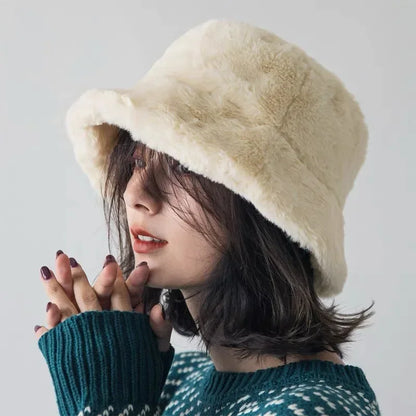 Skanto | Skanto Women's Faux Rabbit Fur Autumn Hat – Lorna