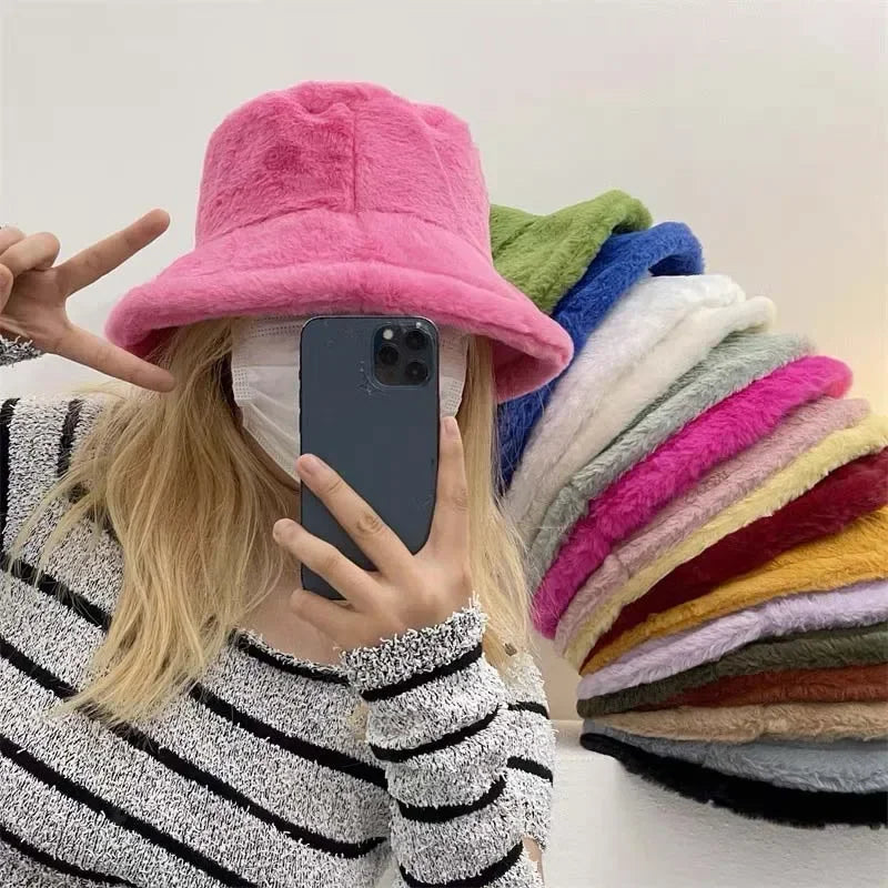 Skanto | Skanto Women's Faux Rabbit Fur Autumn Hat – Lorna