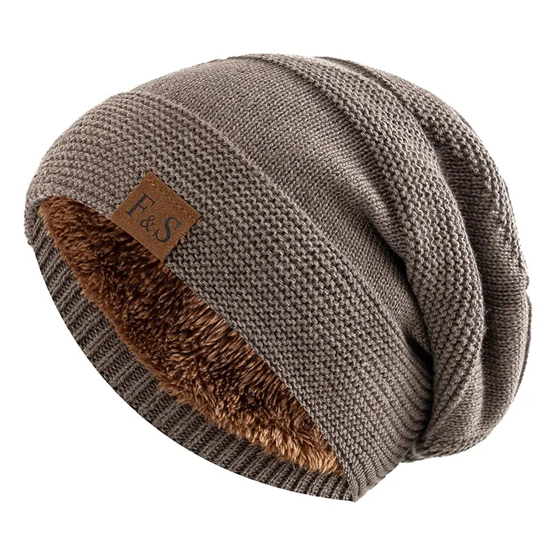 Skanto | Luna Warm Winter Beanie – Soft Knit with Fleece Lining