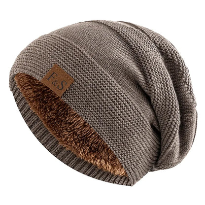 Skanto | Luna Warm Winter Beanie – Soft Knit with Fleece Lining