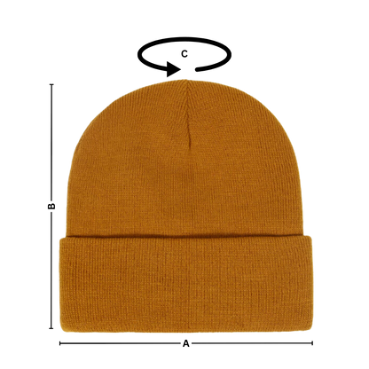 Warm Knit Hat with Satin Lining