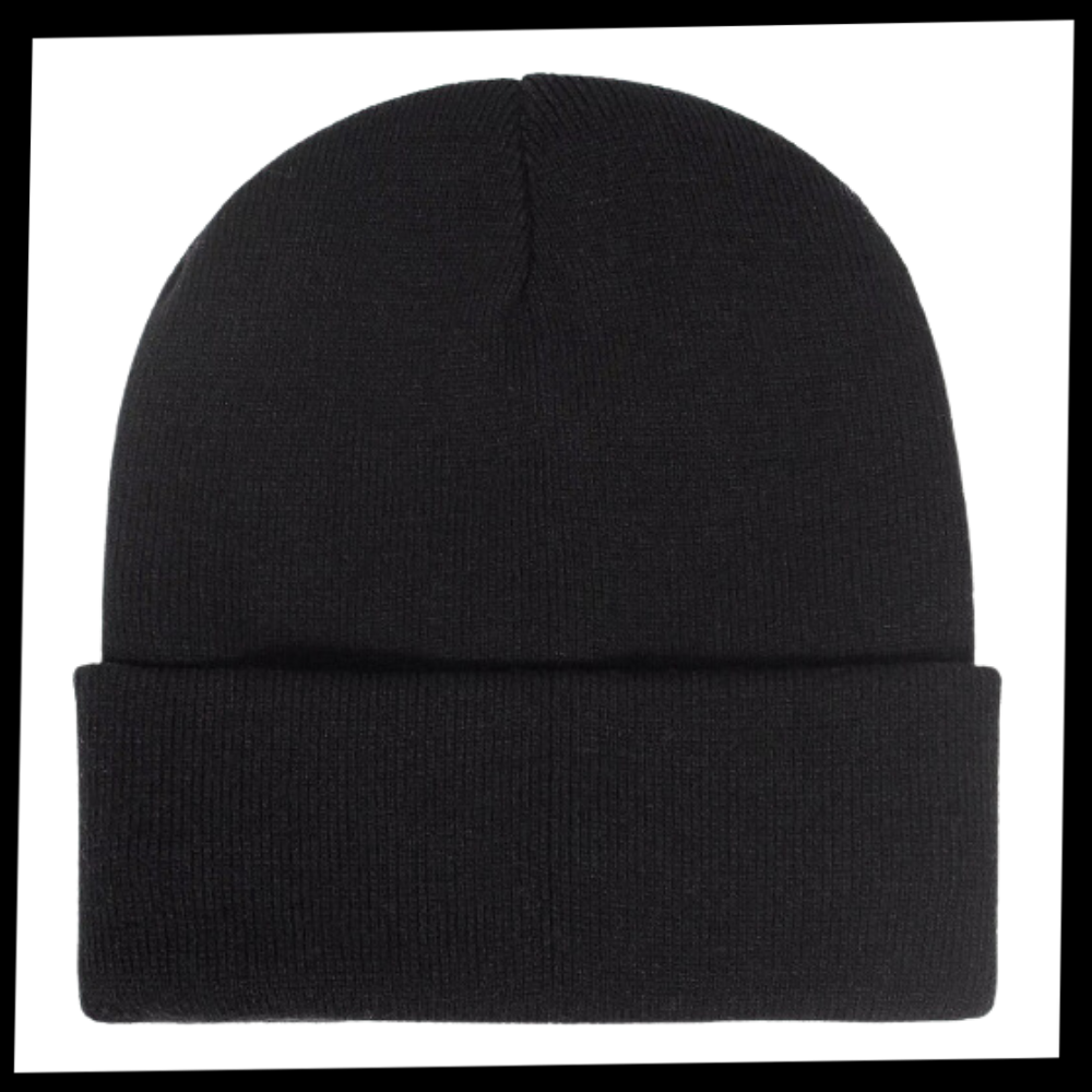 Warm Knit Hat with Satin Lining