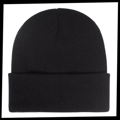 Warm Knit Hat with Satin Lining