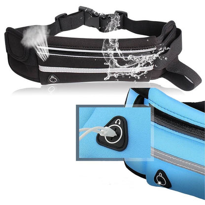 Water-repellent Running Belt – 1+1 FREE Fitness & Travel Storage Pack | Karnz
