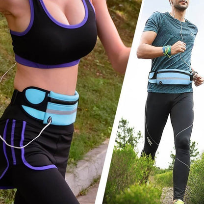 Water-repellent Running Belt – 1+1 FREE Fitness & Travel Storage Pack | Karnz