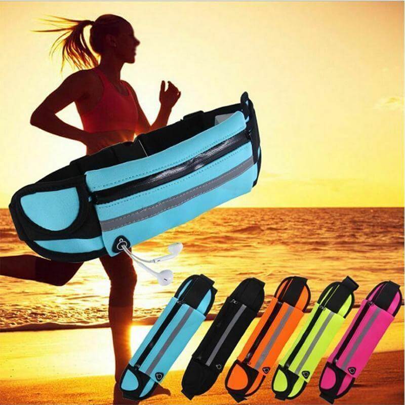 Water-repellent Running Belt – 1+1 FREE Fitness & Travel Storage Pack | Karnz