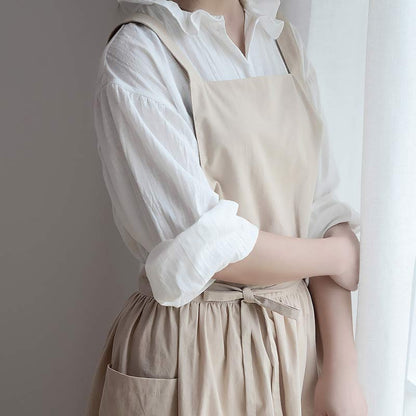 Frendorf | Water-Repellent Cotton Apron with Practical Pockets - ChefMate