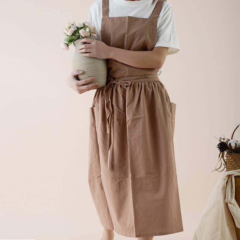 Frendorf | Water-Repellent Cotton Apron with Practical Pockets - ChefMate