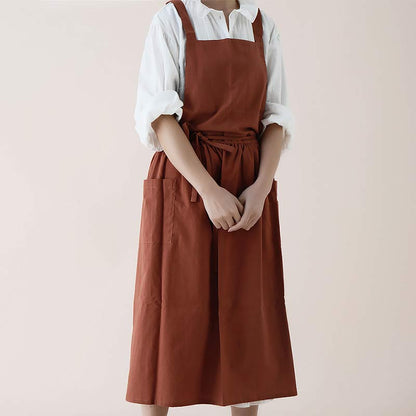 Frendorf | Water-Repellent Cotton Apron with Practical Pockets - ChefMate