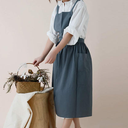 Frendorf | Water-Repellent Cotton Apron with Practical Pockets - ChefMate