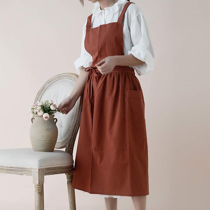 Frendorf | Water-Repellent Cotton Apron with Practical Pockets - ChefMate