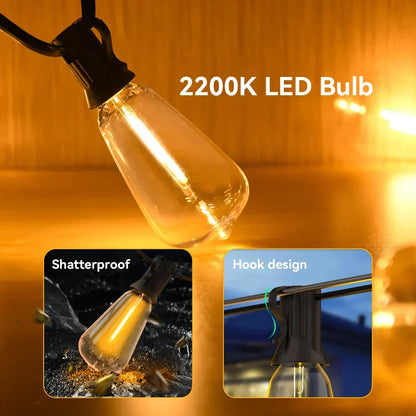 Skanto | Waterproof LED String Lights - LumiGlow
