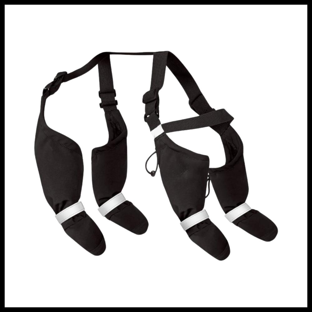 Waterproof Dog Boots with Suspenders