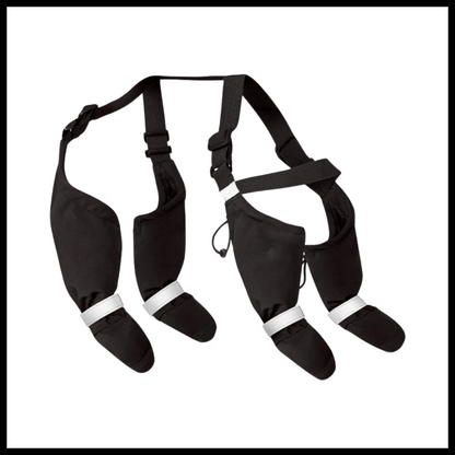 Waterproof Dog Boots with Suspenders