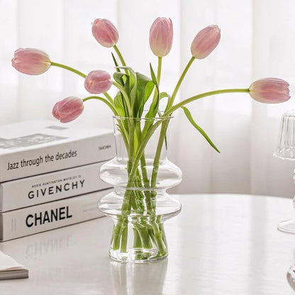Skanto | Wavy Glass Flower Vase