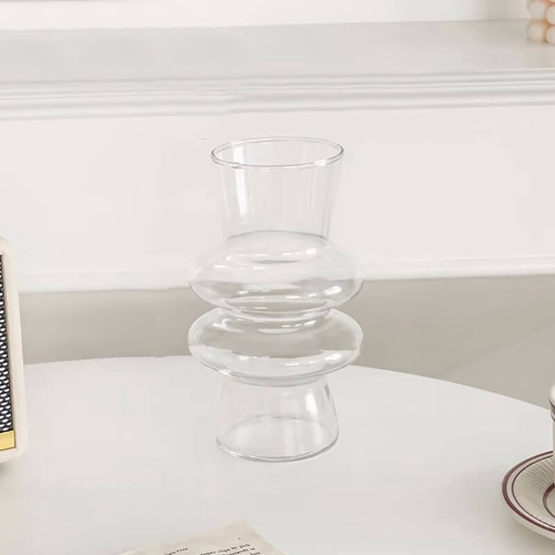 Skanto | Wavy Glass Flower Vase