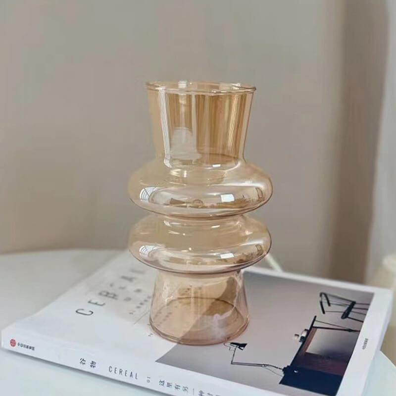 Skanto | Wavy Glass Flower Vase