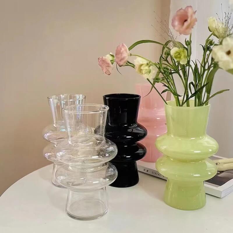 Skanto | Wavy Glass Flower Vase