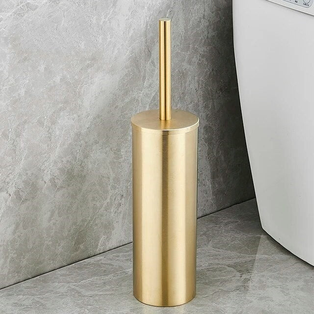 Skanto | Luxury Gold Toilet Brush Holder - for Elegant Bathrooms