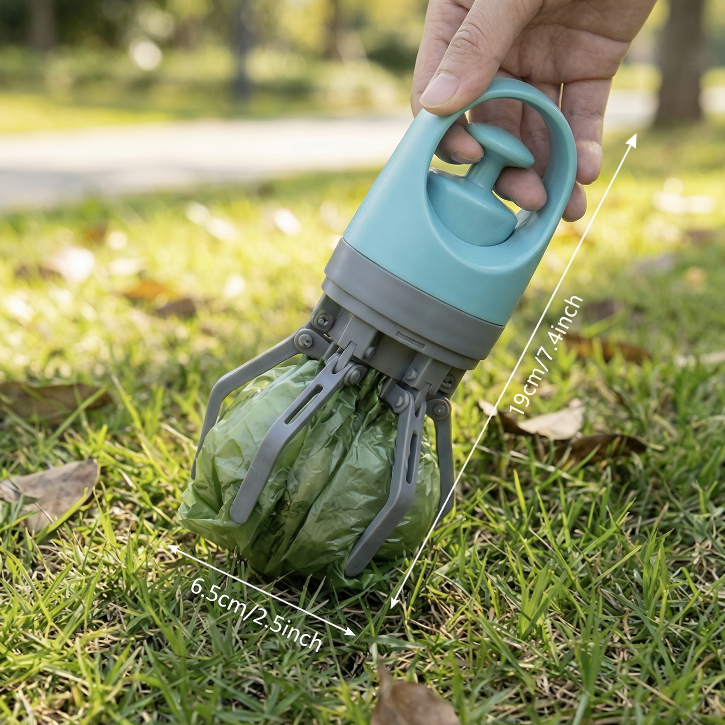 Dog Poop Scooper with Bags – Portable Outdoor Cleaning Set Bowlift