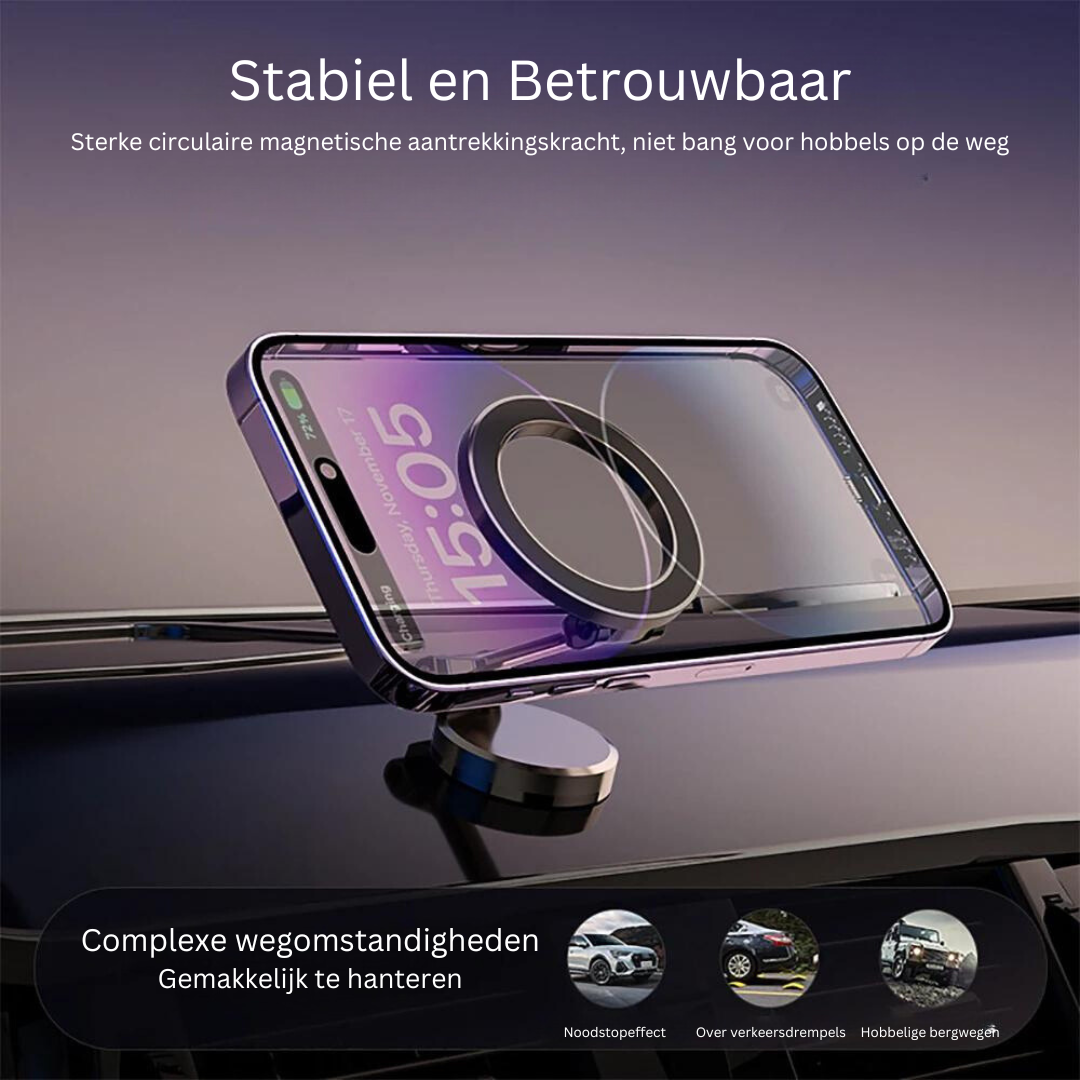 Super stable, magnetic phone holder
