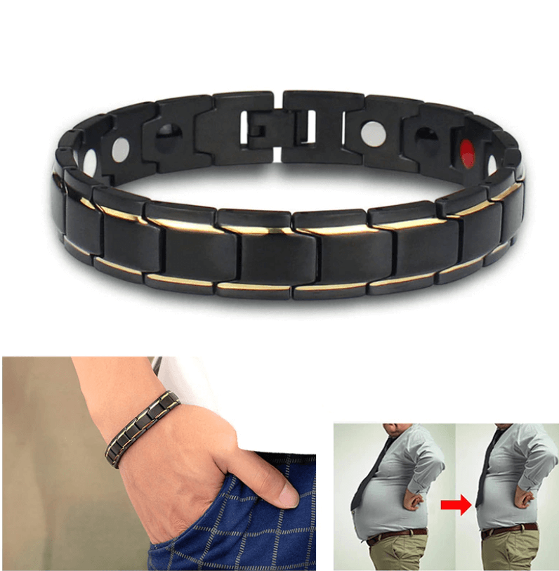 Sandsberg | Magnetic Health Bracelet | Stainless Steel with Energy Magnets