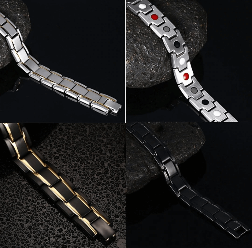 Sandsberg | Magnetic Health Bracelet | Stainless Steel with Energy Magnets