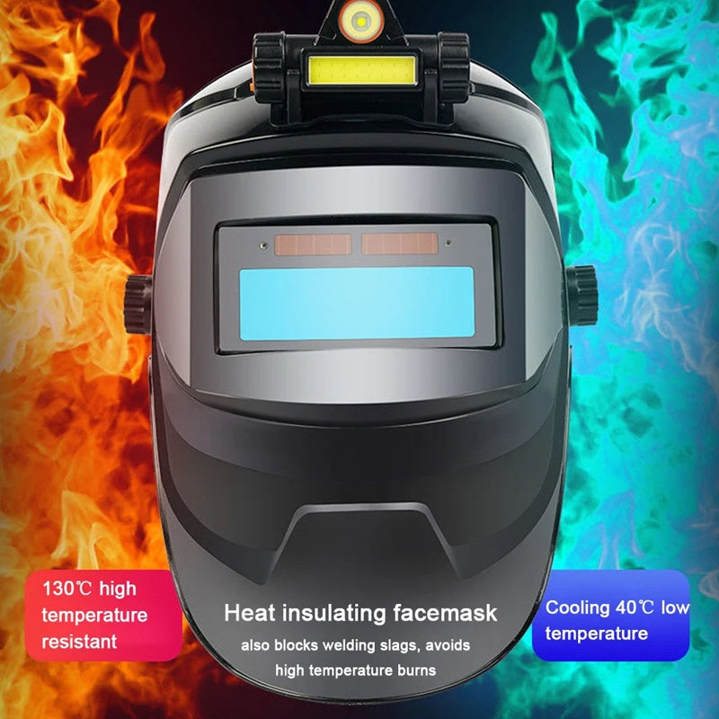 Skanto | Auto Darkening Welding Mask with Headlamp