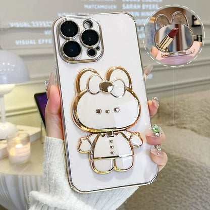Skanto | 3D Rabbit Korean Style Mirror iPhone Case