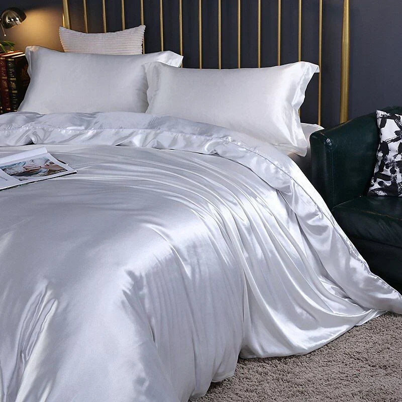 Skanto | Elegant Satin Silk Bedding Set - Luxurious Comfort for Every Night