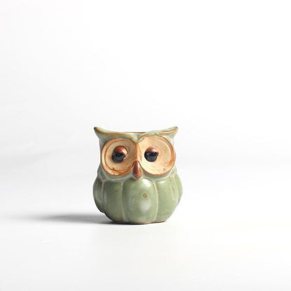 Skanto | Owl Ceramic Flower Pot Set 5-Piece