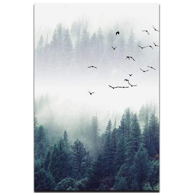 Skanto | 3-Piece Nordic Forest Landscape Wall Art