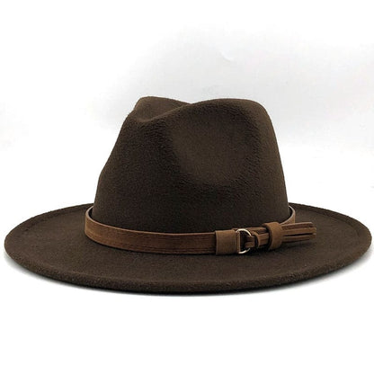 Eridian Fedora Hat with Leather Strap