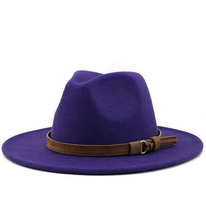 Fedora Hat with Leather Band