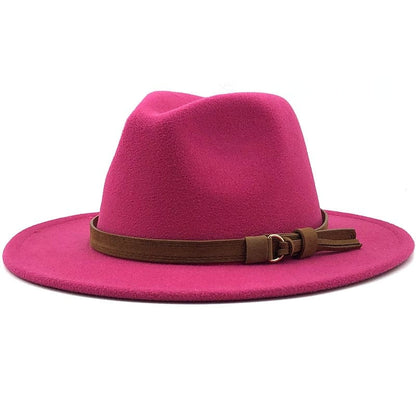 Fedora Hat with Leather Band