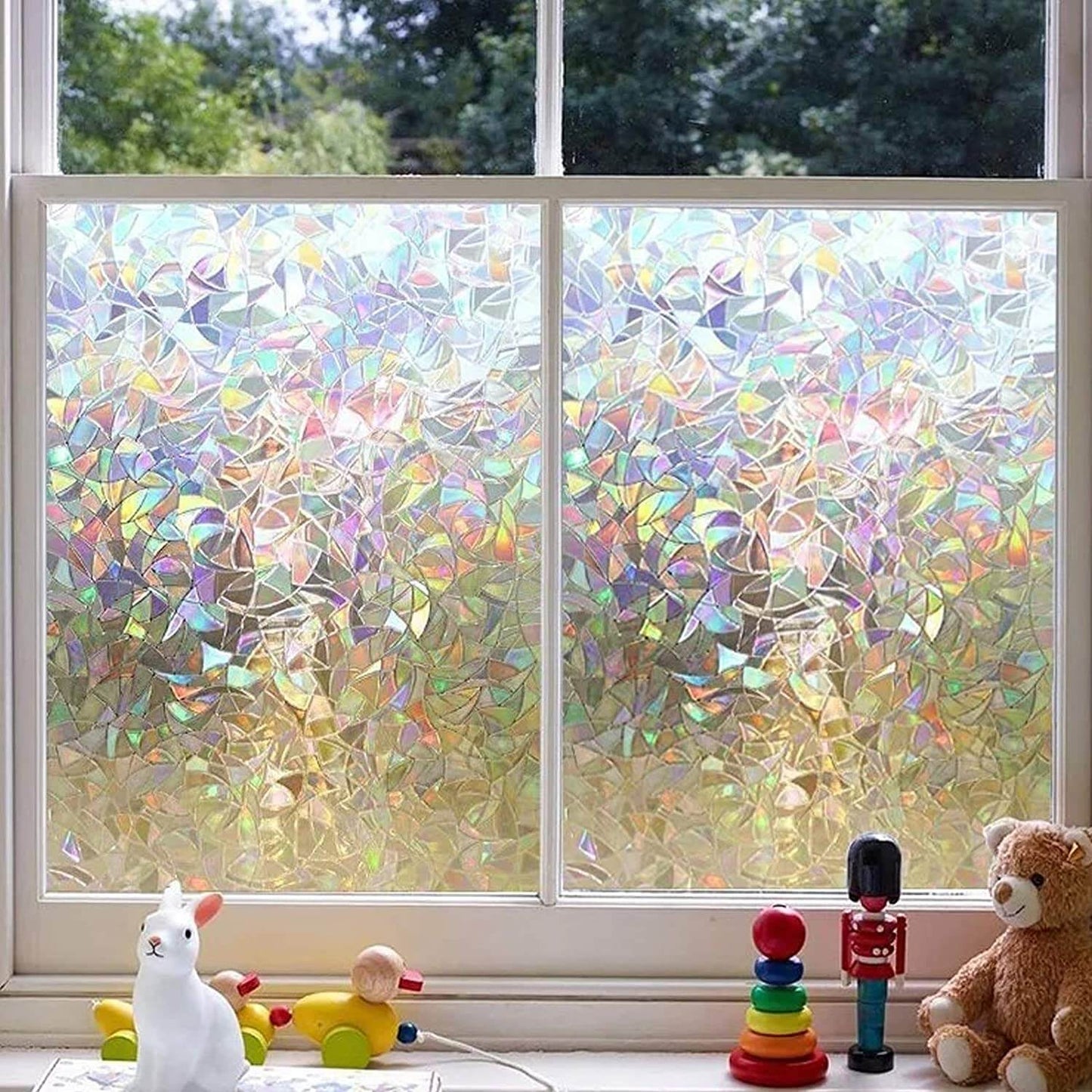 Skanto | Colorful Window Film with a 3D Rainbow