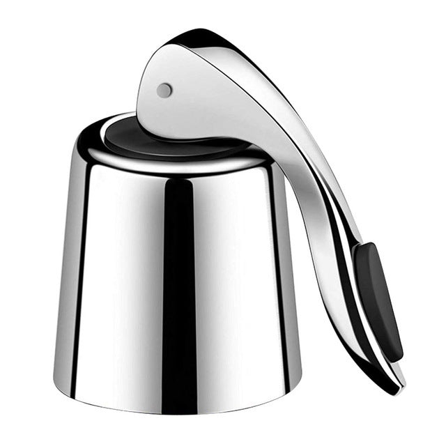 Stainless Steel Wine Bottle Stopper with Silicone | Brehn