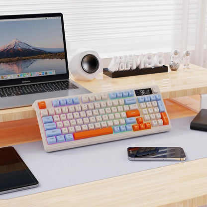 BowLift | Silent Mechanical Keyboard - Cool Gaming Wireless Design with Display