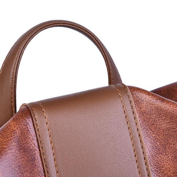 BowLift | Women's Anti-theft Leather Backpack