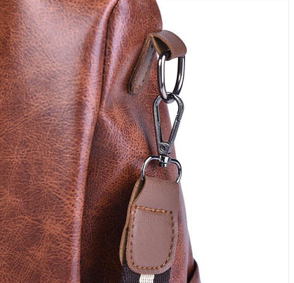 BowLift | Women's Anti-theft Leather Backpack