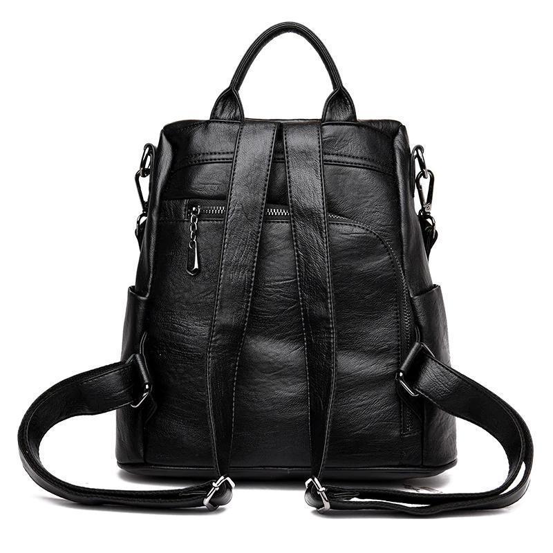 BowLift | Women's Anti-theft Leather Backpack