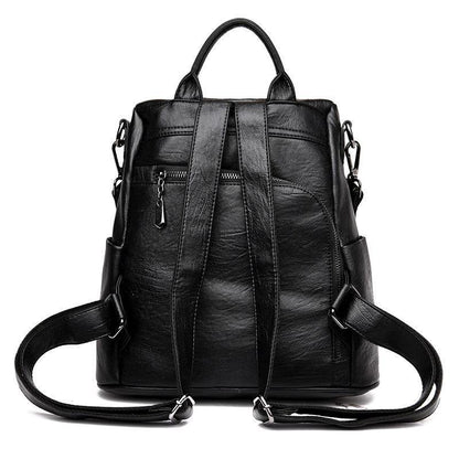 BowLift | Women's Anti-theft Leather Backpack