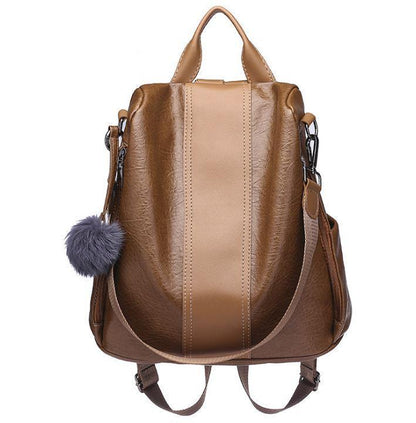 BowLift | Women's Anti-theft Leather Backpack