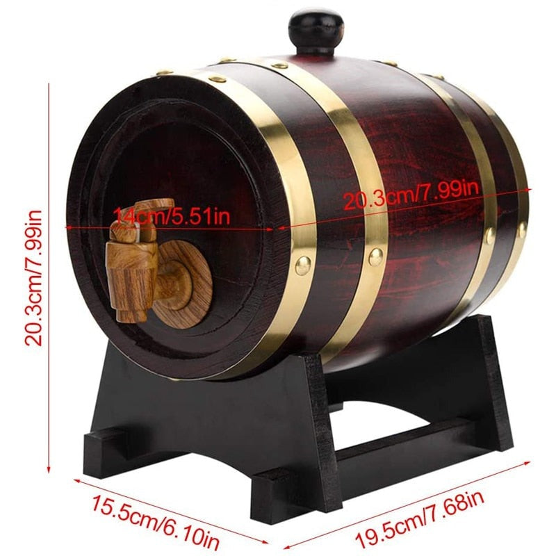 Oak Tap Dispenser Vintage Brewing Tool for Rum | Skanto