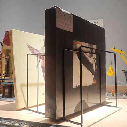 BowLift | Wrought Iron Book and Vinyl Stand