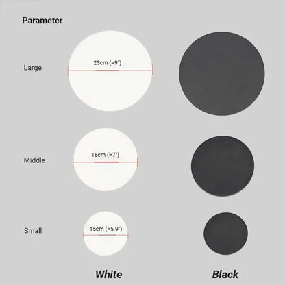 BowLift | Minimalist LED wall light in round or square, IP65