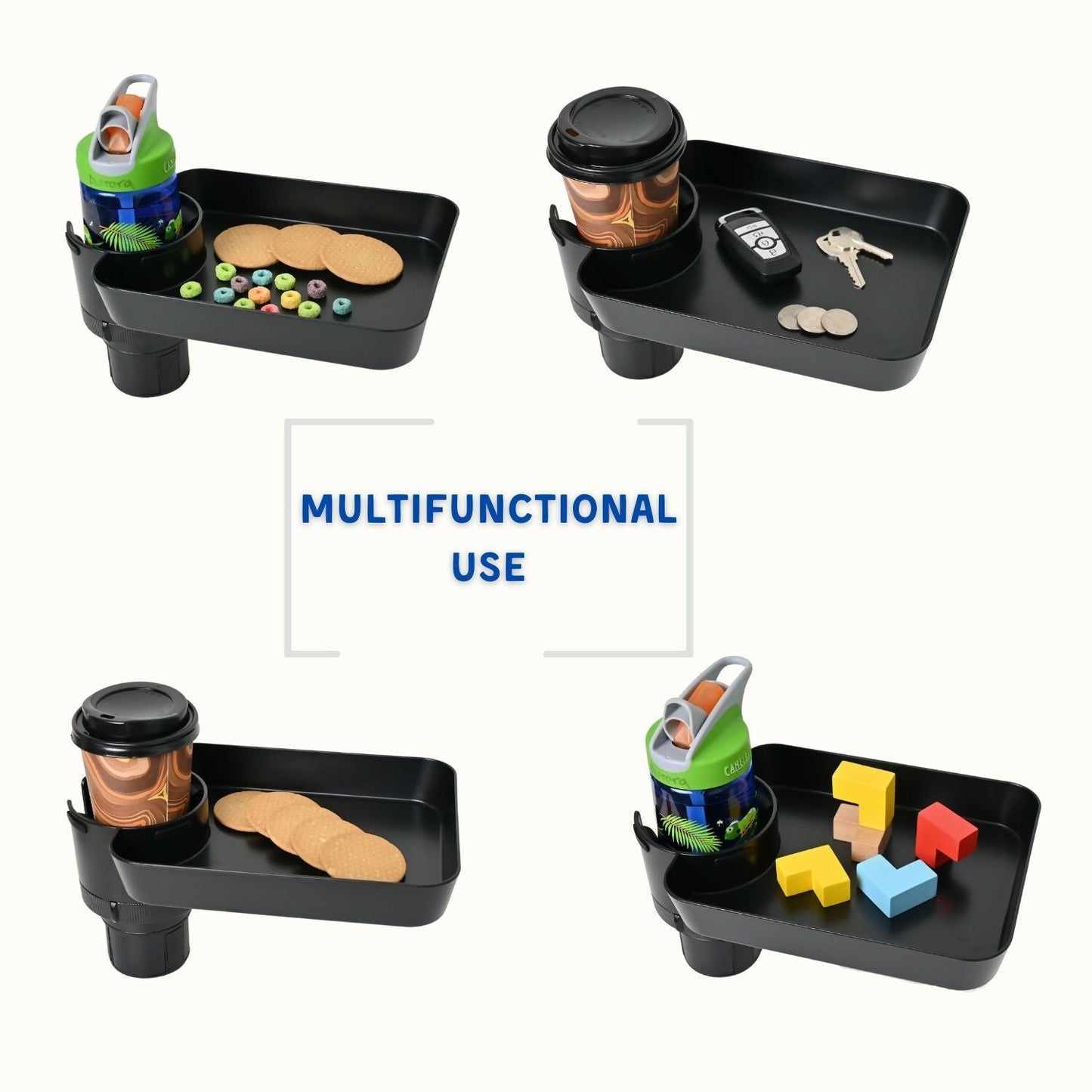 BowLift | Ergonomic Non-Slip Tablet Holder Kids Adjustable Car Seat Tray