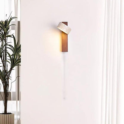 Skanto | Ivory Travertine Wall Lamp